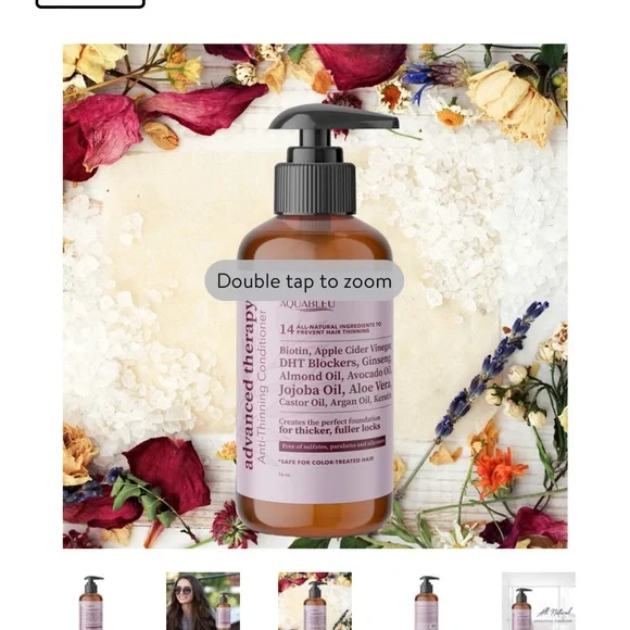 NEW Aquableu Advanced Therapy Anti-Thinning Conditioner – All-Natural - Picture 4 of 6